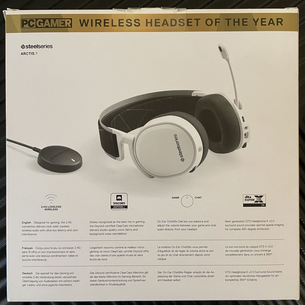 SteelSeries Arctis 7 White 2019 Edition