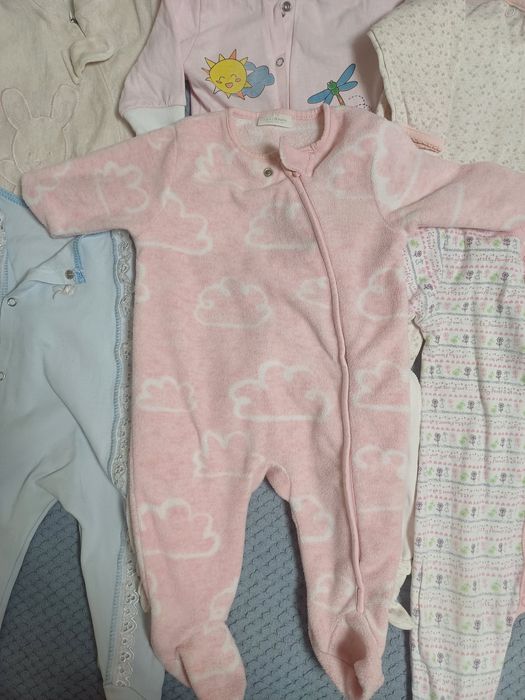 Пакет вещей    1-6 месяцев. Бодики. Одежда для малышей.