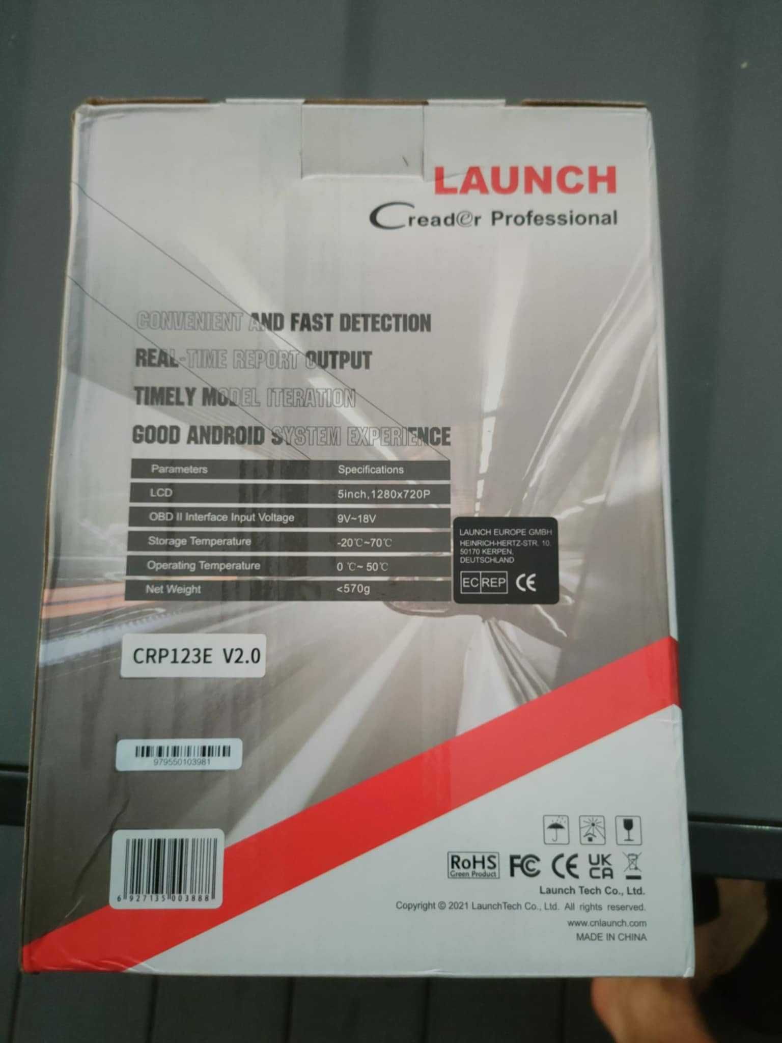 Tester diagnostyczny obd2 Launch c431  CRP 123E V2.0 Nowy Język polski