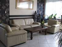 Wypoczynek skórzany kanapa sofa +2 fotele skórzane