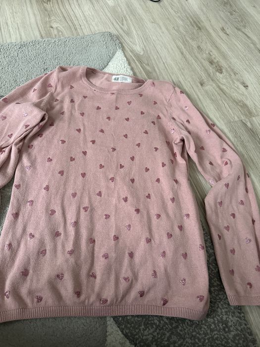 Sweterek H&M dla dziewczynki  stan bardzo dobry rozm 134-140