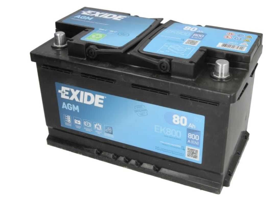 Akumulator EXIDE EK800 80Ah 800A Start-Stop dostawa MONTAŻ