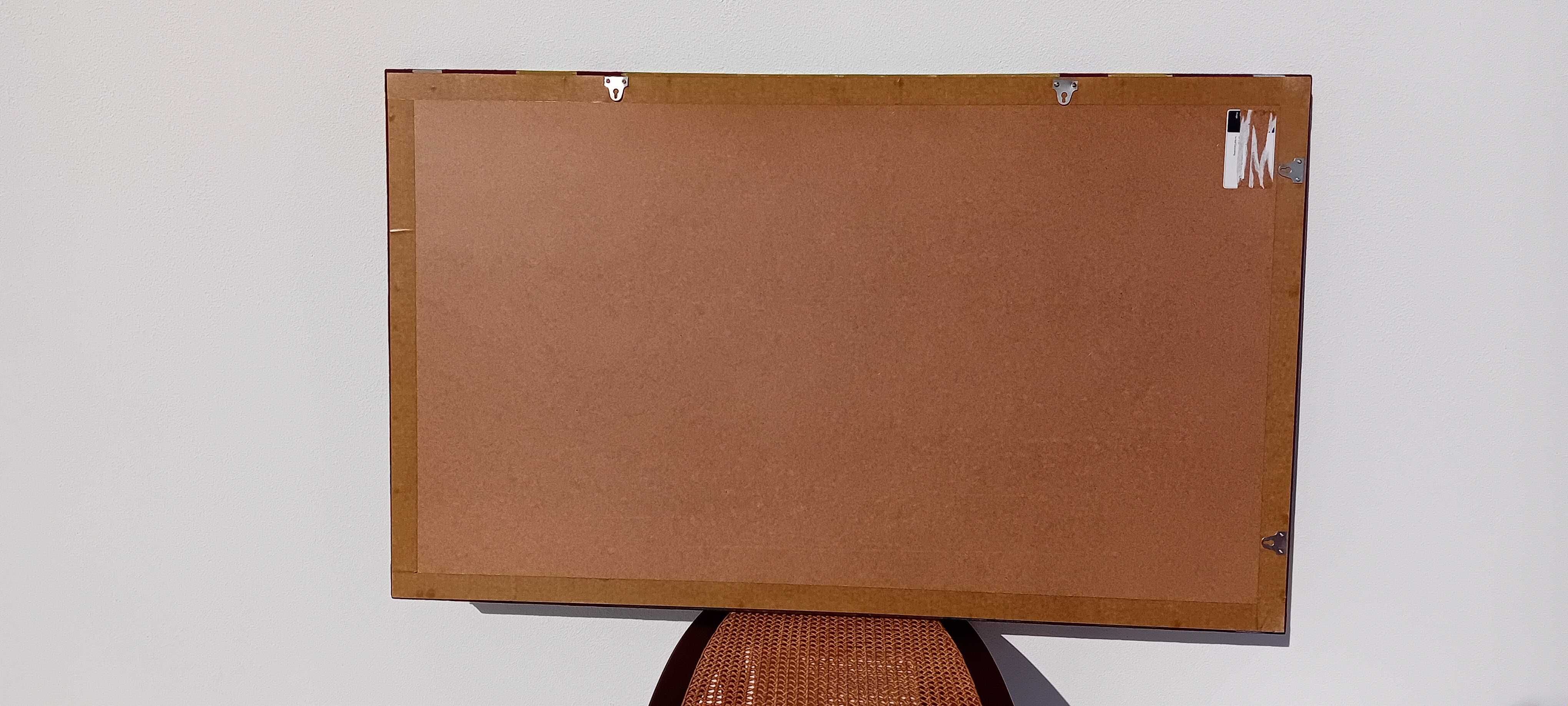 Painel forrado a tecido de seda 125 x 75 cms!