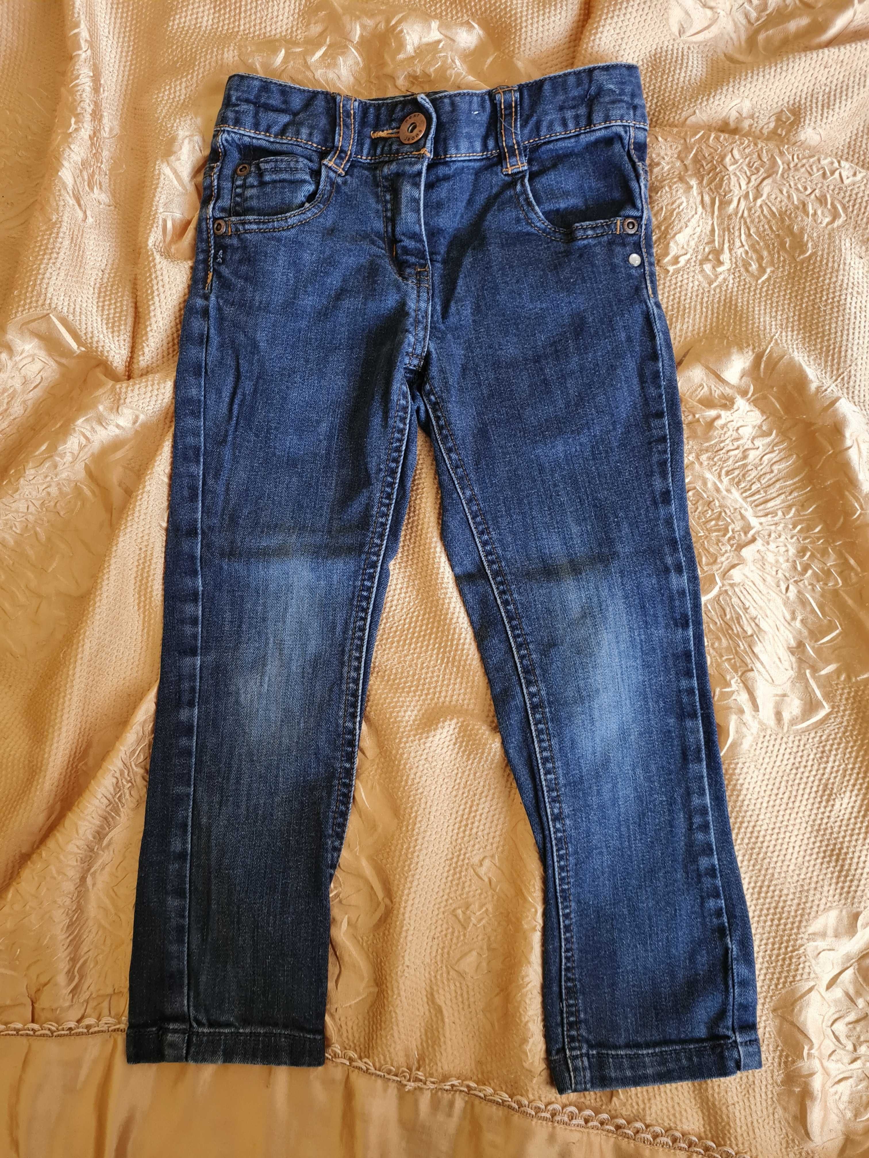 Spodnie jeans dla dziewczynki rozm. 104