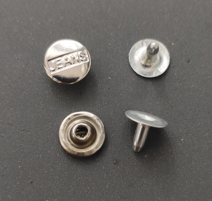 Заклепки (холітени) діаметром 12 мм і 9 мм для джинсів, сумок, одягу.