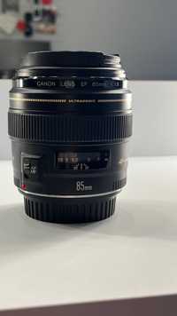 Обʼєктив Canon Lens EF 85 mm 1:1.8