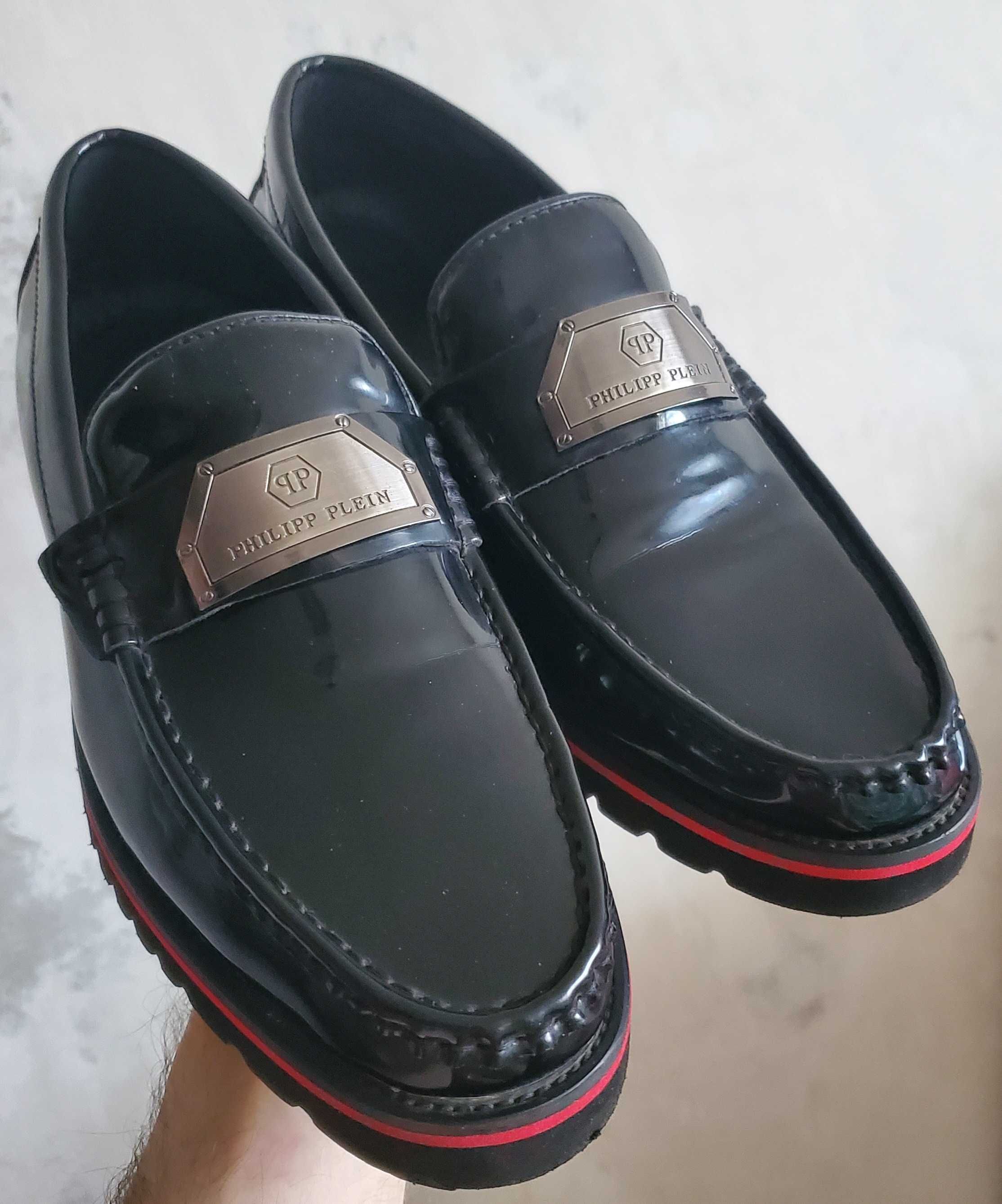туфли лоферы philipp plein слипоны мокасины 41х43р