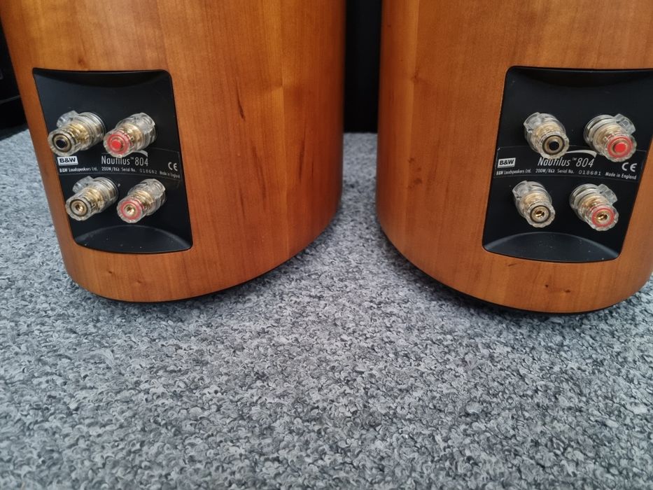 Kolumny Bowers Wilkins 804N B&W wiśnia