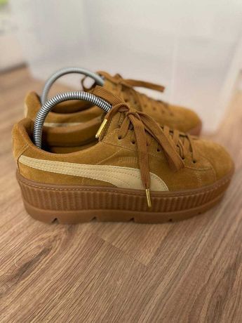 Кроссовки PUMA x Fenty by Rihanna Cleated Creeper Golden Brown Suede