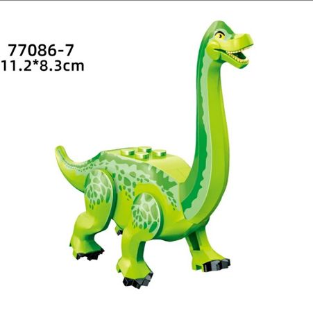 Nowy Dinozaur kompaktybilny z klockami lego i cobi
