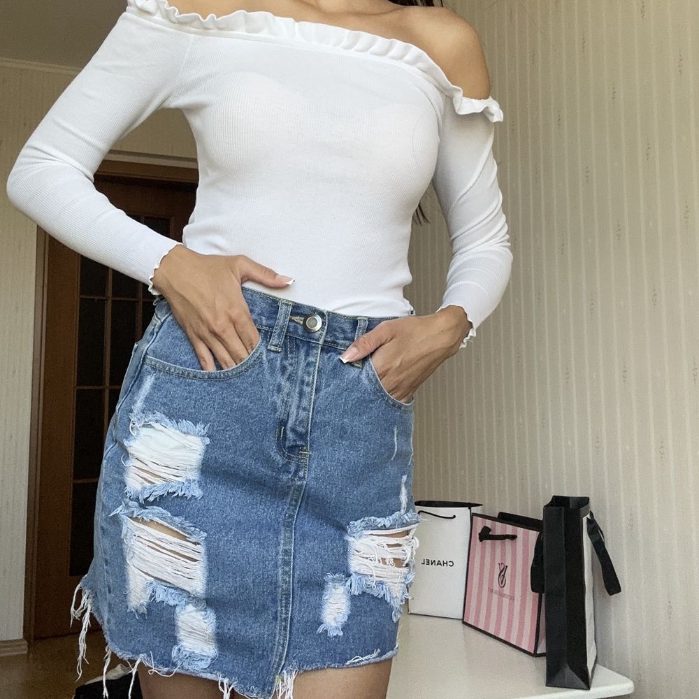 Шорти джинсові Pull&Bear (юбка, спідниця)