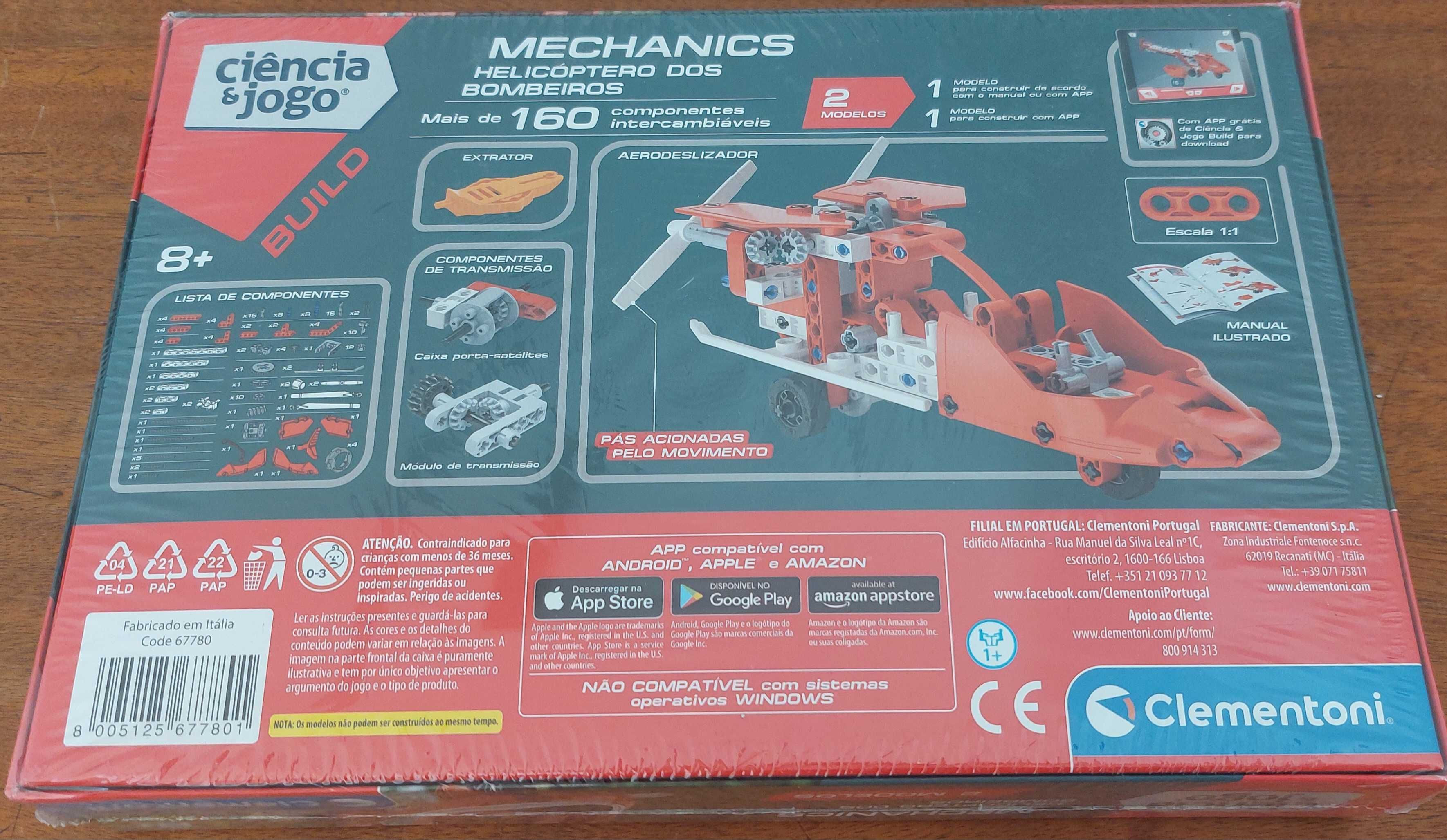 NOVO Para Montar Helicóptero dos Bombeiros