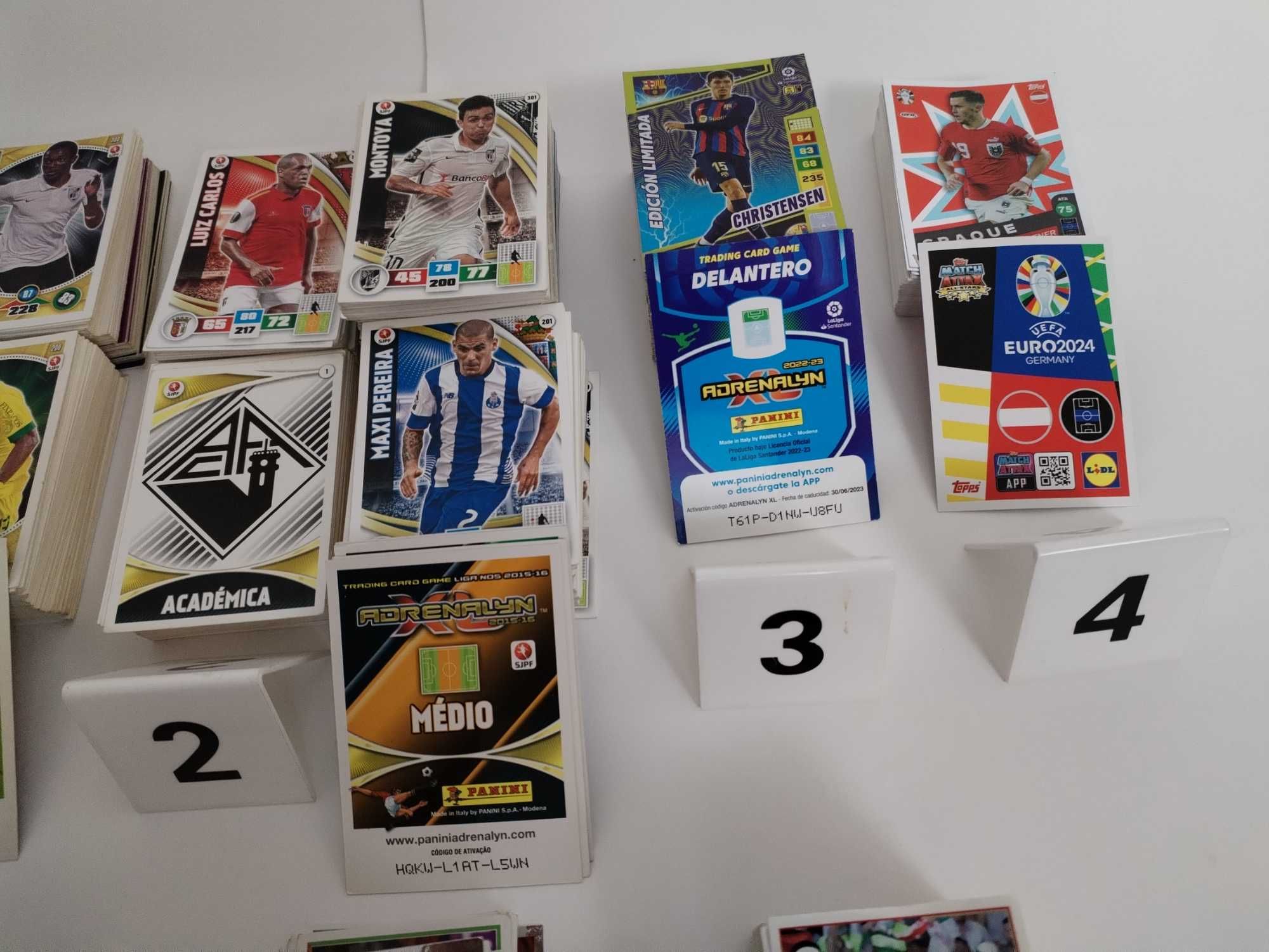 Cromos vários de Futebol