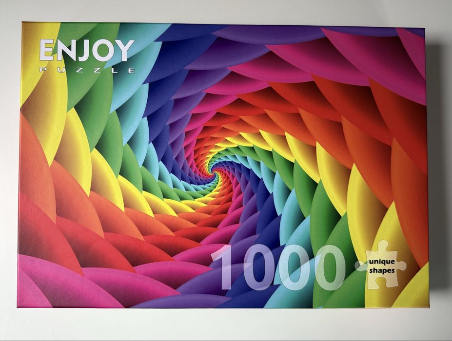 Puzzle 1000 - Enjoy - Gradient Rainbow Swirl - NOWE!