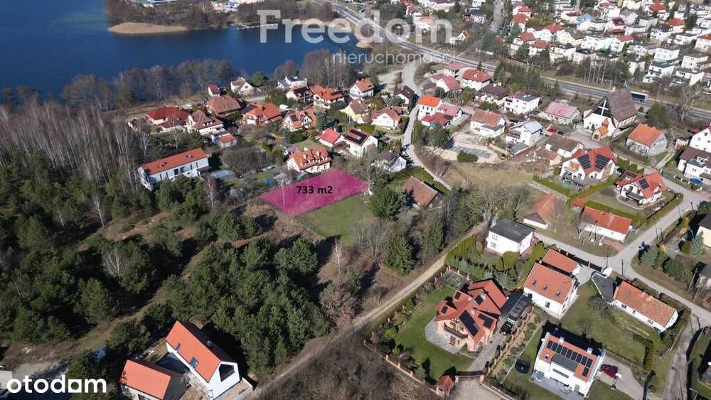 Urokliwa działka nad Jeziorem Ukiel