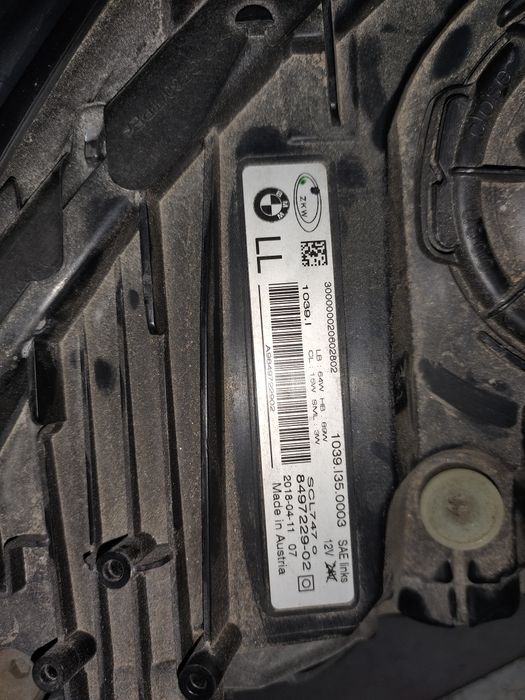 Фара ліва передня BMW G32 БМВ Г32 з блоками америка