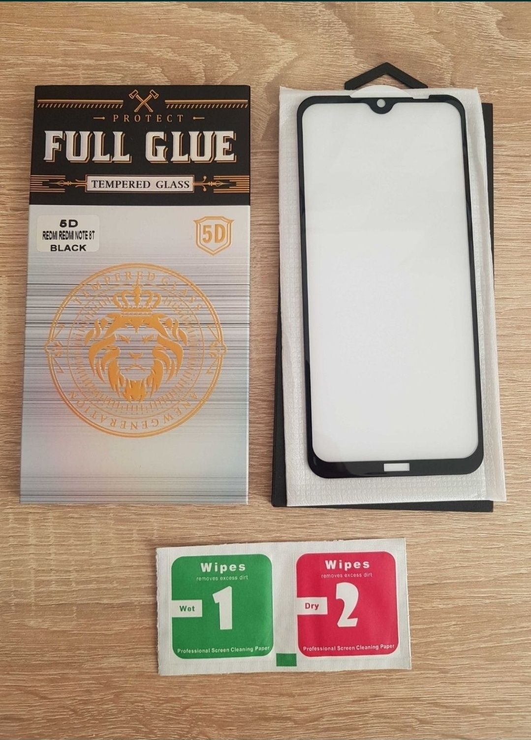 Hartowane szkło Full Glue 5D do Xiaomi Redmi Note 8T