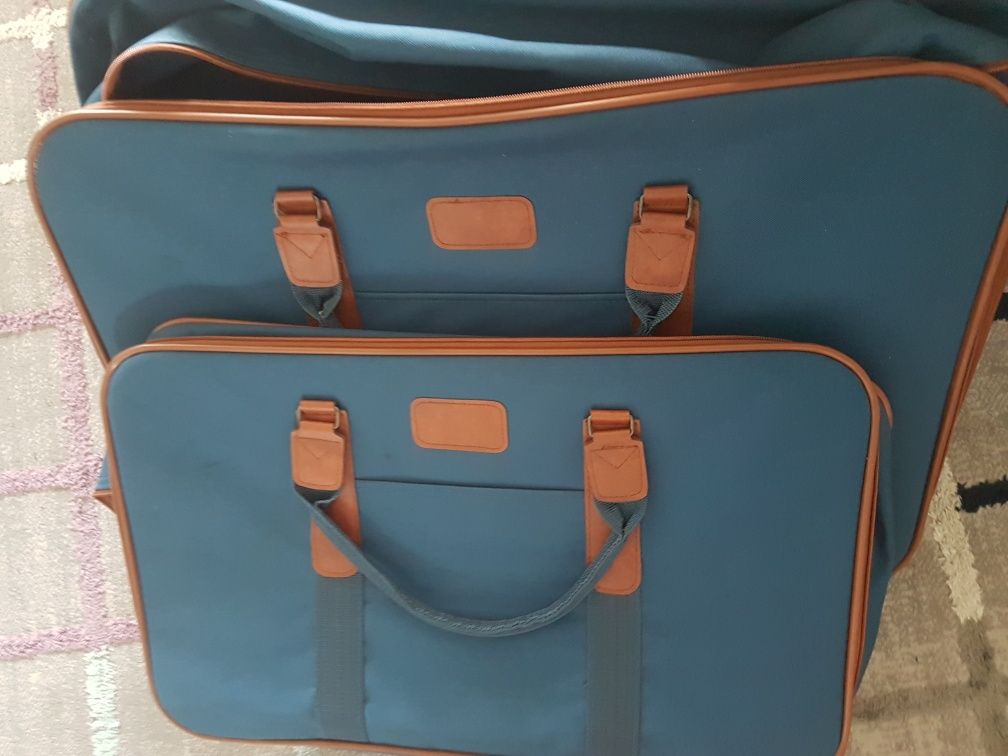 2 torby podróżne retro styl