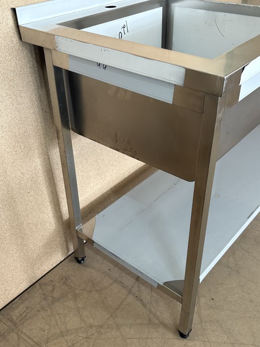 Стіл мийка з нержавійки