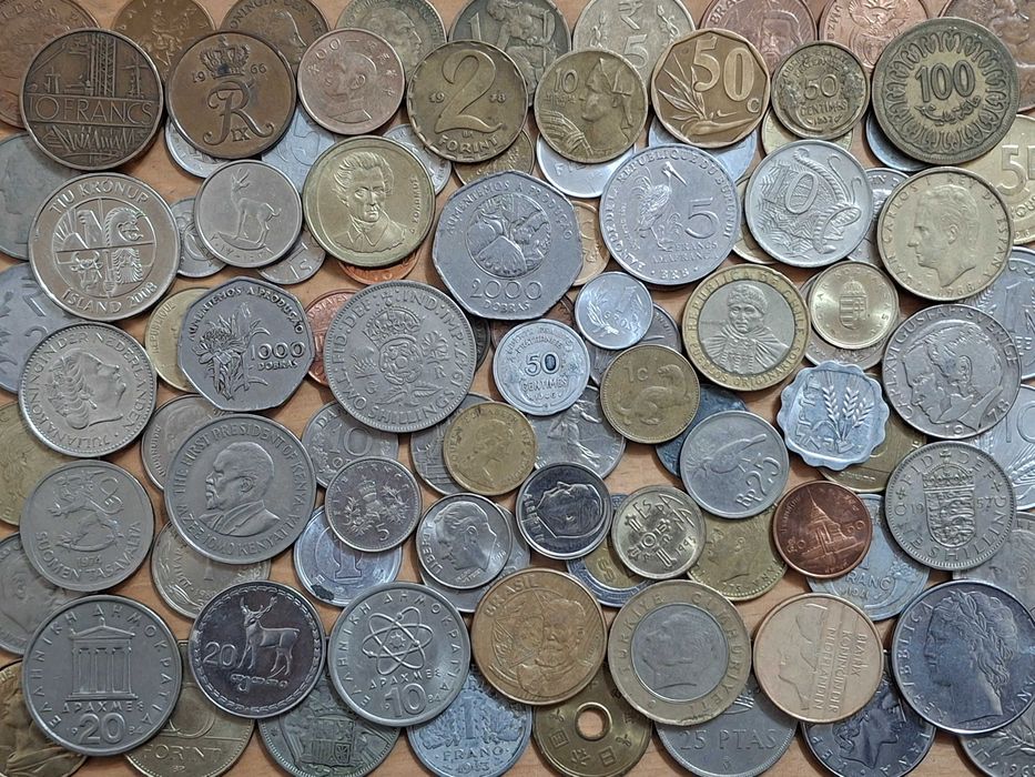 Монети світу усі континенти 100 шт без повторів № 5