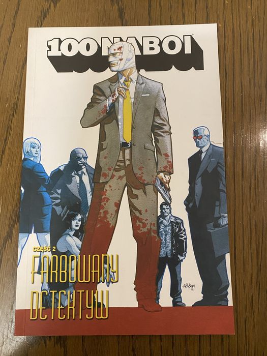 Komiks 100 naboi #8 #9 Farbowany detektyw #1 #2 Azzarello Risso 2005