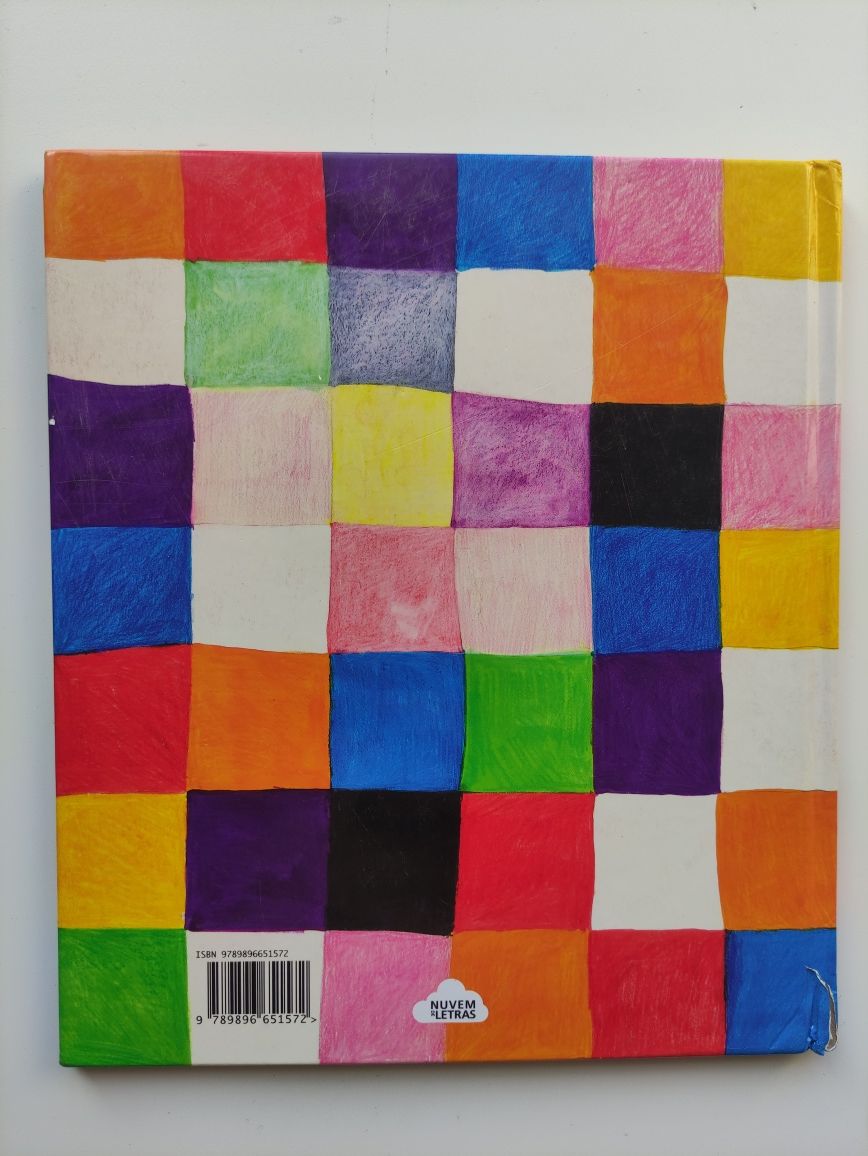 O Elmer. Livro infantil.