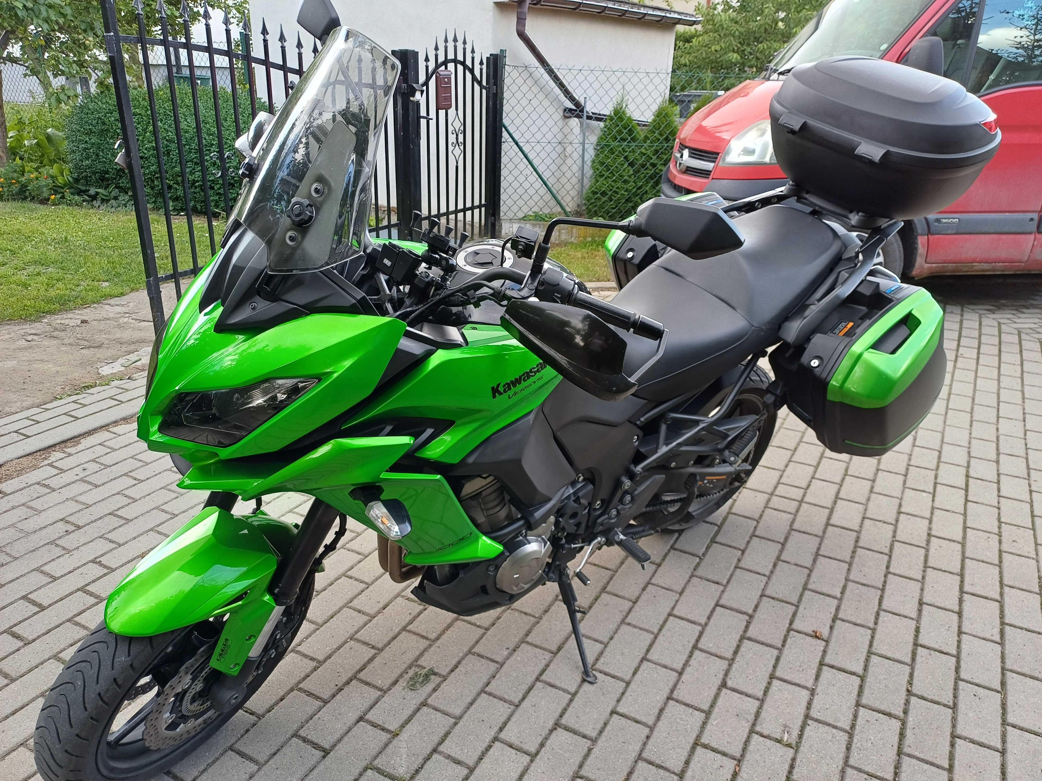 Kawasaki Versys 1000 bezwypadkowy2016r,ABS,KTRC,kufry