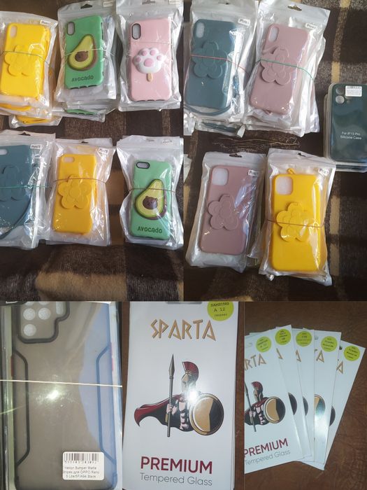 Продам стекло, чехол на мобильный телефон