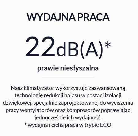 Klimatyzator ścienny split Reventon Vesper 3.5 kW WIFI A++ R32