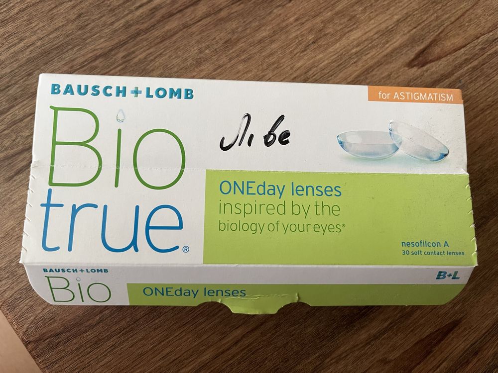 Контактні лінзи Biotrue OneDay for Astigmatism