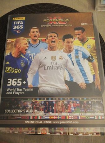 Panini Fifa 365 Kompletny Album Deluxe KOMPLET 378 karty 25 limited