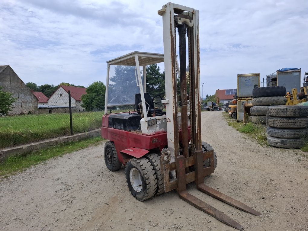 Wózek widłowy Linde H25D na bliźniakach