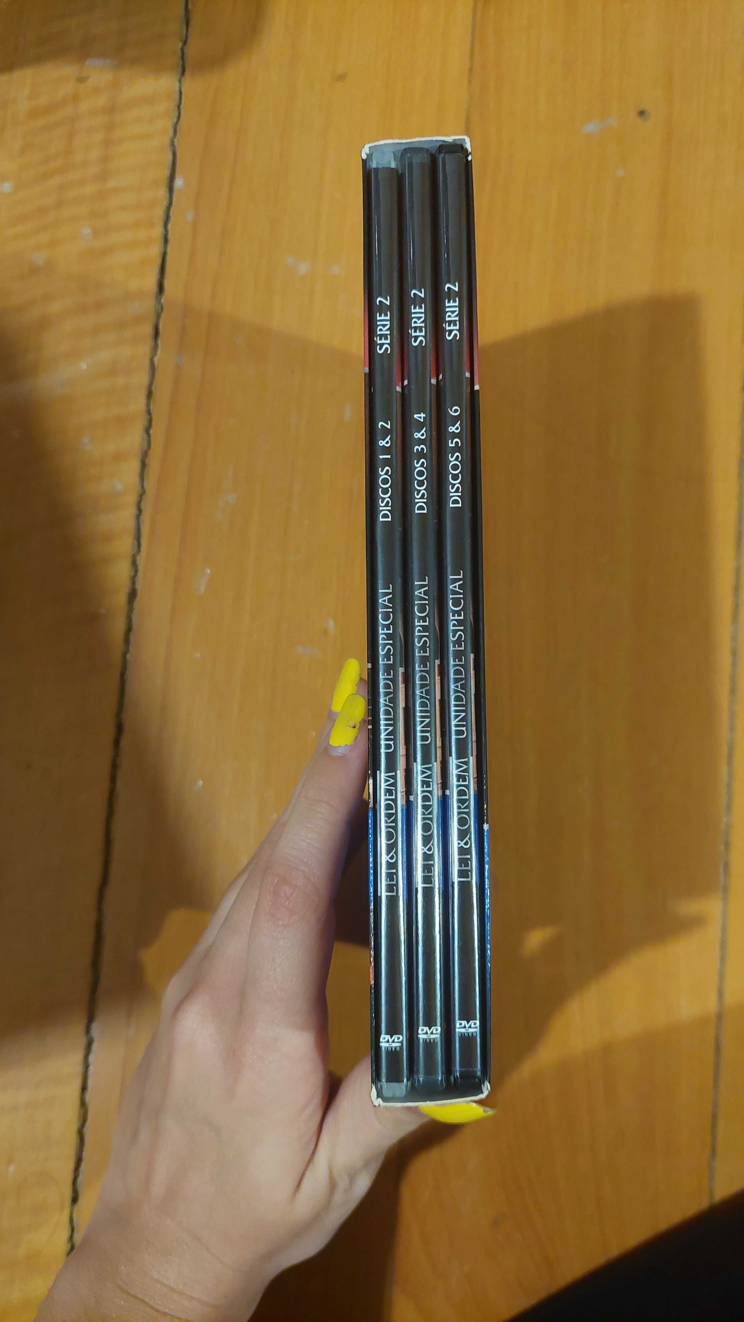 DvD's Série Lei e Ordem - Unidade Especial - temporada 1, 2 e 3