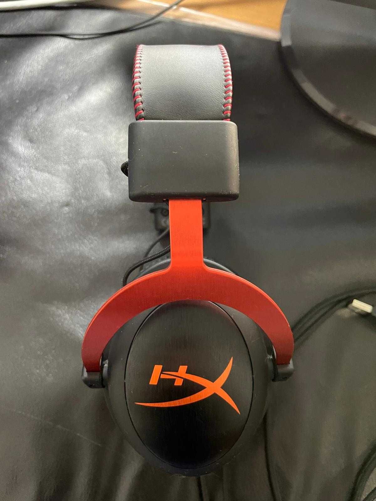 Headset HyperX Cloud II 7.1 Preto/Vermelho