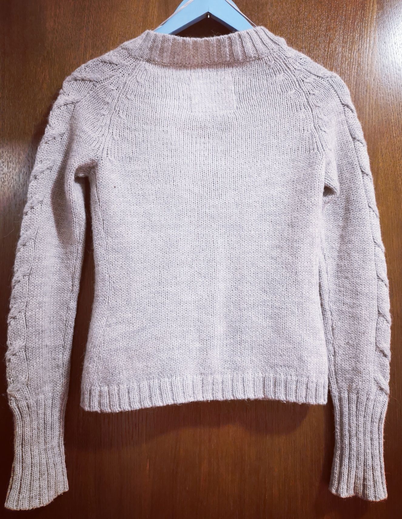Szary sweterek H&M L.O.G.G., rozm XS /S