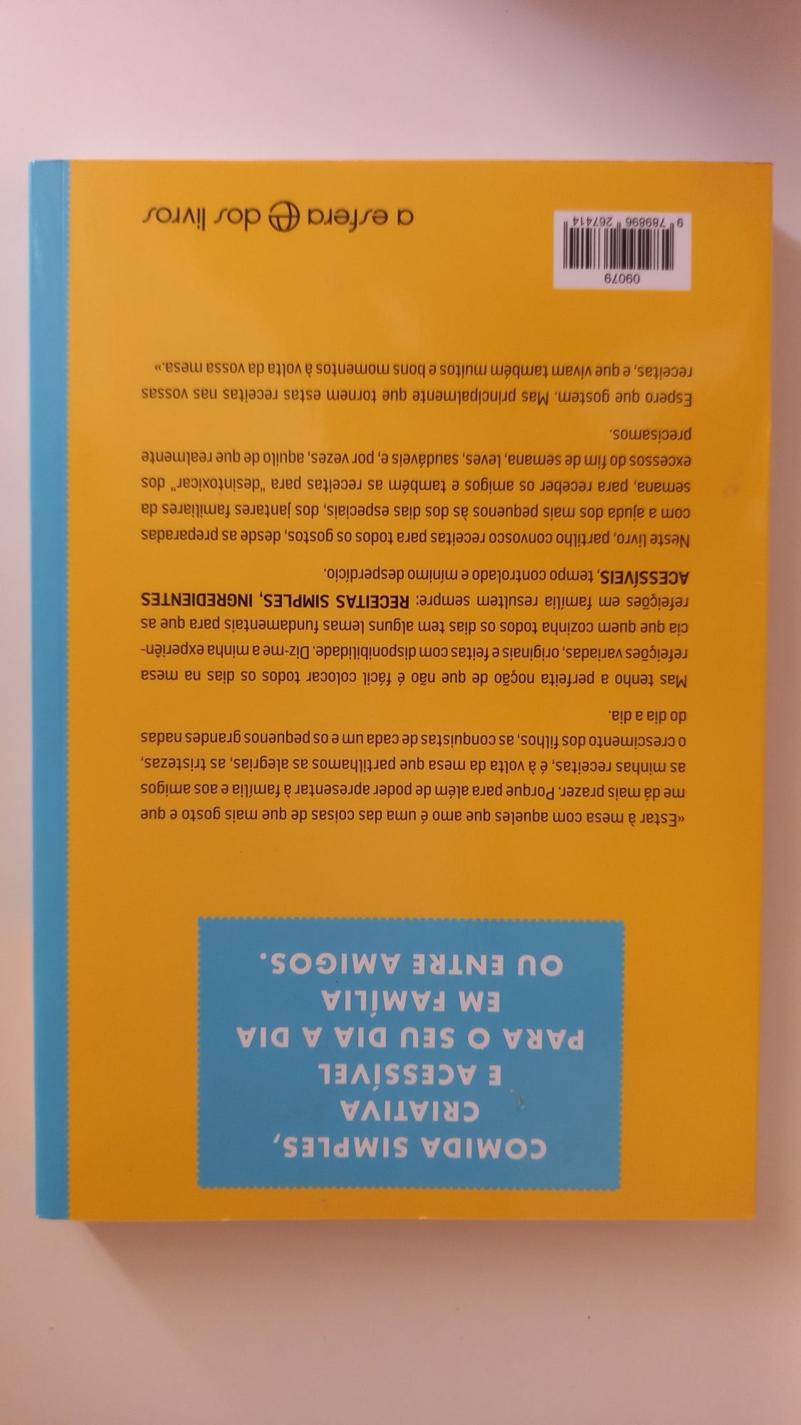 Livro de cozinha Joana Roque 120 receitas simples