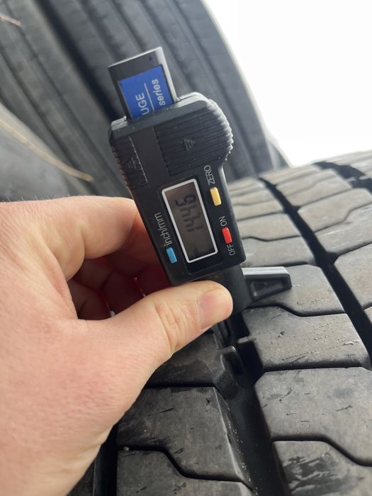 315/60/22,5 bridgestone m749 napęd idealny stan 14,5mm 1szt