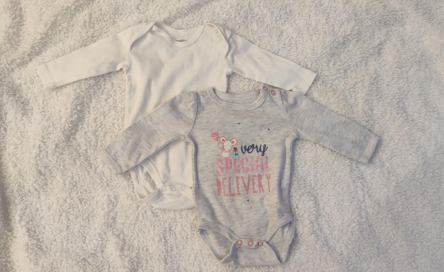 Zestaw 14szt body dziecięce długi rękaw 56cm