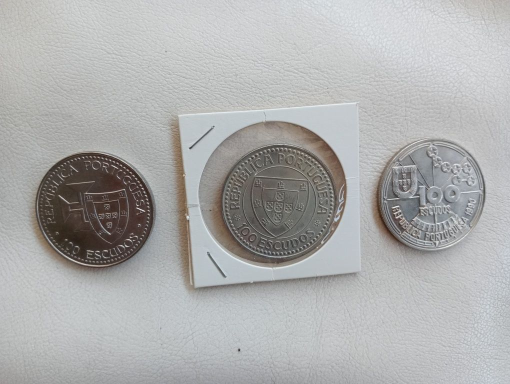 3 moedas comemorativas Portugal