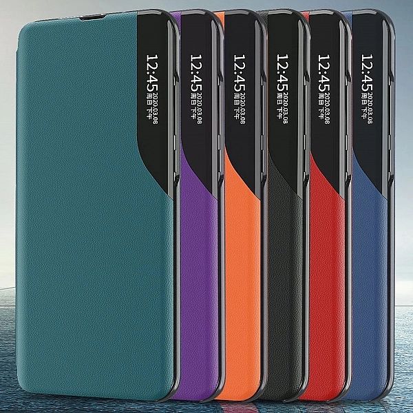 Eco Leather View Case elegancki futerał etui z klapką i funkcją podsta