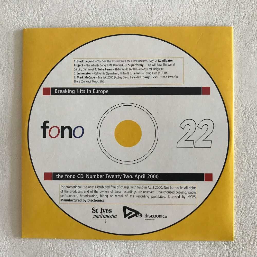 Disco cd Breaking Hits In Europe 2000