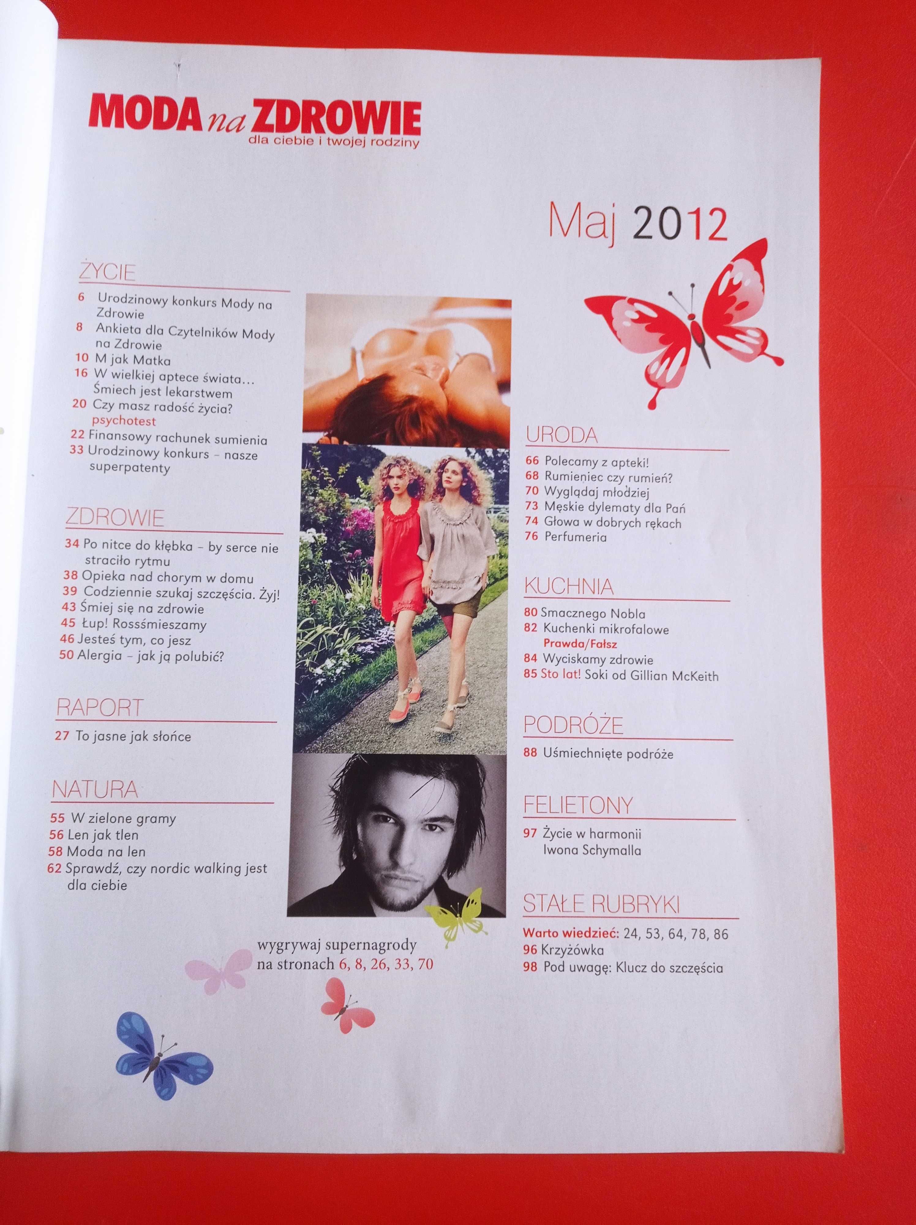 Moda na zdrowie nr 5/2012, maj 2012