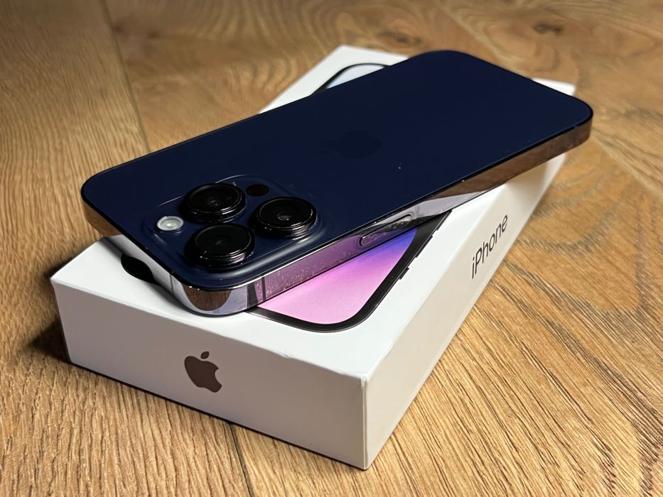 iPhone 14 Pro/ 128GB/ Deep Purple/ Cały Zestaw