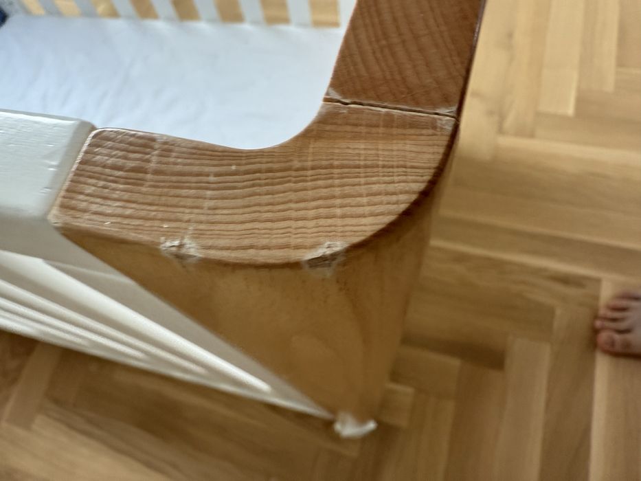 Łóżeczko Kinderkraft KOYA 4w1 – białe, stan bardzo dobry