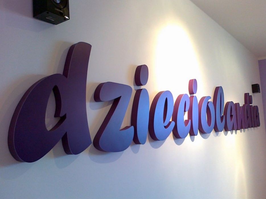 Litery logo 3d szyld reklama litery blokowe ze styroduru
