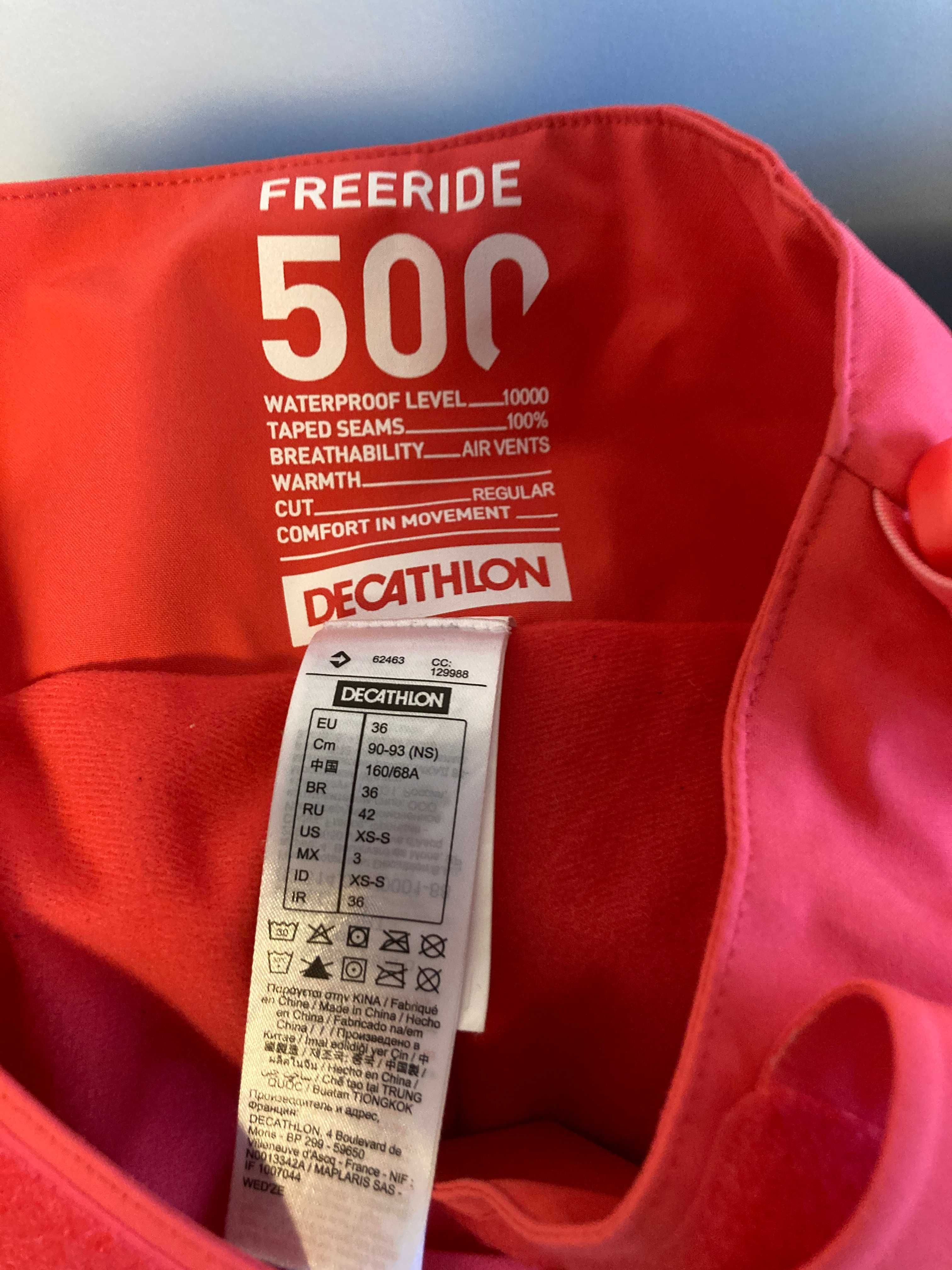 spodnie narciarskie kobiece FREERIDE 500