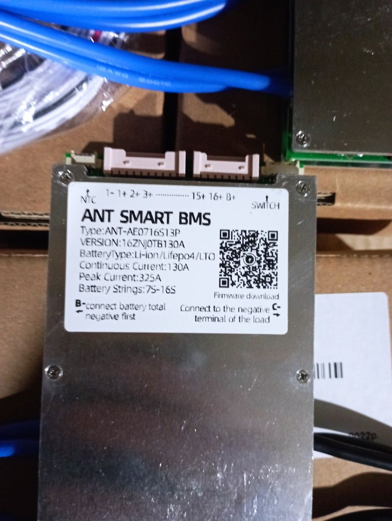 ANT смарт smart bms 7-16s 130A