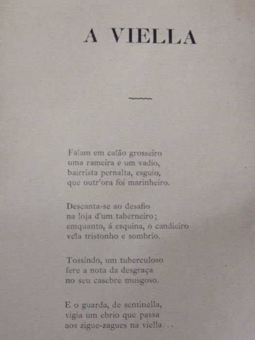 Canções da Vida, poesia de Luiz Cebola 1905