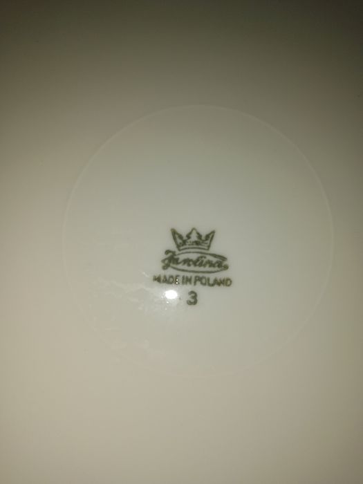 Porcelana Karolina duży płaski talerz