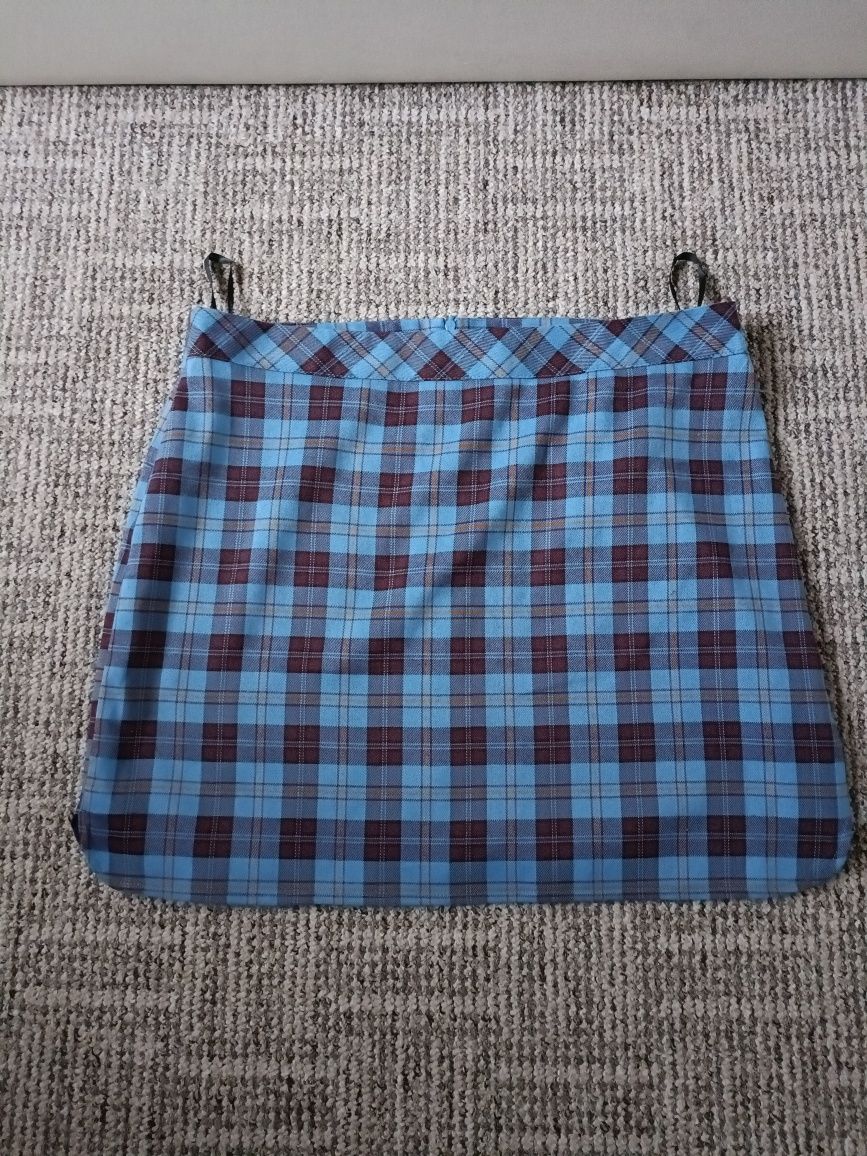 Spódniczka mini w kratkę
